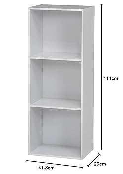 RS324のカラー新品未開封& 開封済み未使用、箱なし325のカラーです Amazon｜不二貿易 カラーボックス 収納ボックス 3段 幅42×奥行29